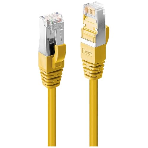 Câble réseau Jaune Cat.6A S/FTP LSZH, 7.5m