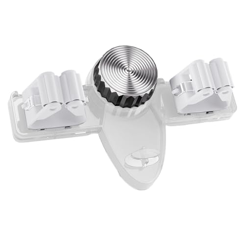 Colgador de mopa con ventosa, colgador para fregona y escoba, soporte para escobas, soporte de pared para escobas, estante de utilidad ABS de 19 cm que ahorra espacio, agarre de ventosa resistente