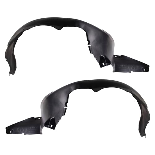 Image of TRQ Inner Fender Liner Set Compatible with 2007-2011 Chevrolet Aveo GM1250127 GM1251127