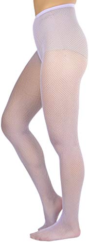 Image of ToBeInStyle Women's Sexy Vibrant Fine Classic Fishnet Full Footed Pantyhose