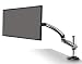Ergotech Freedom Arm, Single Heavy Duty (HD) Aluminum Monitor Arm, Holds Monitor Weighing 20-30 lbs & up to 27". Monitor with Desk Clamp Mount - Silver