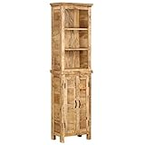 vidaXL Mangoholz Massiv Bücherregal Schrank Vitrine Highboard Kommode Anrichte
