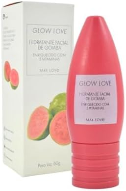Hidratante Facial Max Love - Creme Glow Love Goiaba 60g - Hidrata...