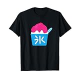 【かき氷】お祭り 夏祭り 暑い 夏服 熱中症対策 水分補給 夏 食べ物 可愛い 面白い おもしろ ウケ狙い 涼しげな Tシャツ