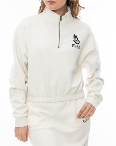 (ルーカ)RVCA 2024 レディース JUST FLOATIN HALF ZI パーカー CLO 【2024年秋冬モデル】 CLO S