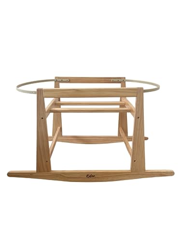 KidooCrafts Moses - Soporte para cesta de moisés, estructura de madera de pino de 1 calidad