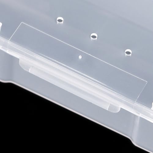 Set 4 cajas transparentes para herramientas de uñas miniatura 6