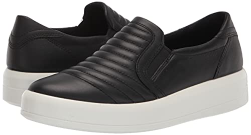 Ecco Women's Soft 9 Ii Slip On Sneaker, Black, 8-8.5 #TOP6