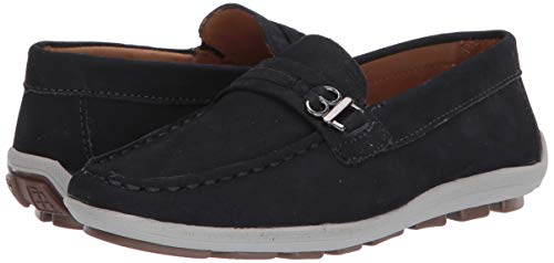 Image of Driver Club USA Kids' Kids Boys /Girls Genuine Leather Driving Loafer with Rope Anchor Detail