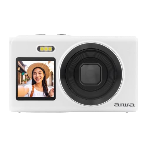 aiwa(アイワ)aiwa cam DCB-2 コンパクトデジタルカメラ  ホワイト JA5-DCM0003(WH)