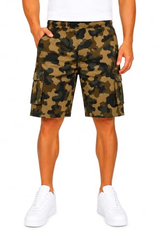 Image of Romano nx Men's 100% Cotton Cargo Shorts with 5 Pocket Style, 3 Years Warranty
