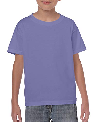 Gildan Heavy Cotton Youth 5.3 Oz. T-Shirt (G500B)- Violet,S