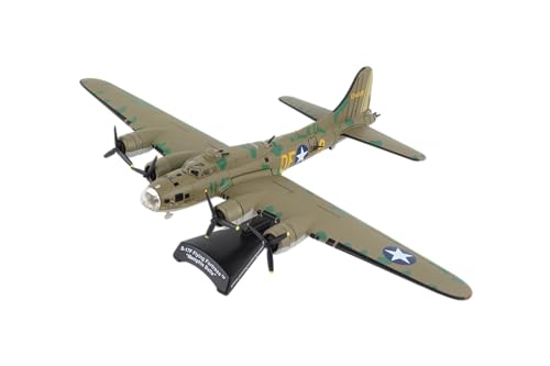Daron B-17F Memphis Belle Die-Cast Model - 1:155 Scale Historic WWII Bomber Replica with Display Stand, Highly Detailed, 5.5" Length x 8" Wingspan, Adult Collectible Ages 14+ - Image 2