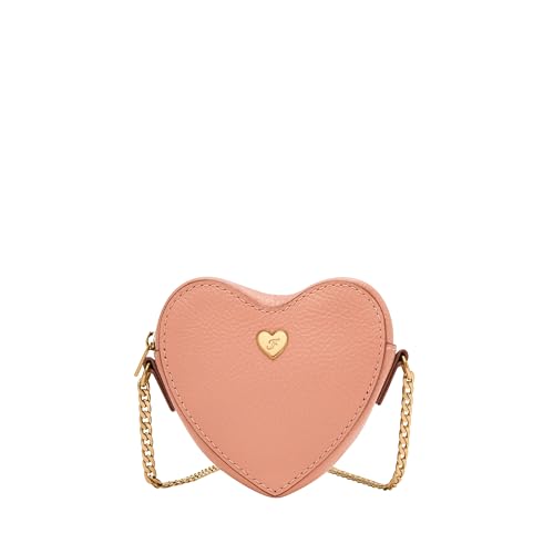 Image of Fossil Women's Logan RFID-Blocking Leather Zip Around Card Case Wallet with Keychain