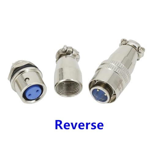 Conector de aviación XS10 de 2 pines inverso ideal para sustitución rápida en paneles 5