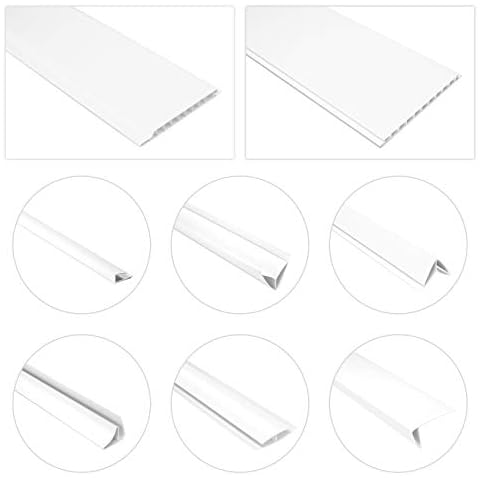 HEXIM Paneles de PVC y accesorios - revestimiento de paredes con sistema de enchufe Cover