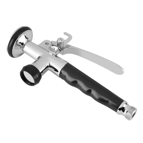 Alcachofa Grifo Cocina,20 Cm/7.8 Pulgadas, Grifo De Ducha Para Cocina Industrial g1/2, Para Fregadero De Recepción. Repuestos Para Grifo Extensible De Cocina De Restaurante. (Negro/Plateado)