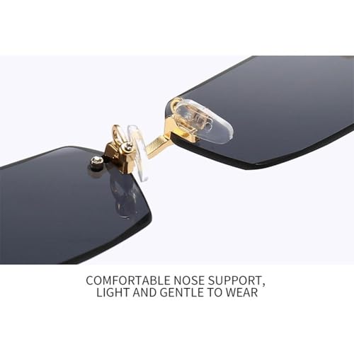 Sunglasses Uv400 Protection | Rimless Frameless Shades for Women Men | for Outdoor Sports3