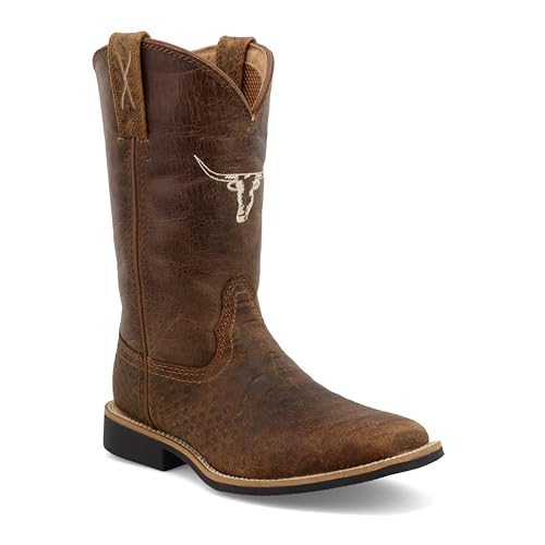 Image of Twisted X Kid's 9 inch Top Hand Square Toe Cowboy Boots