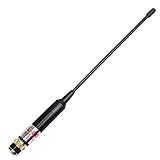 TengKo BNC Connector Dual Band VHF/UHF 144/430MHz Telescopic Replacement Antenna Retractable Dual Purpose Antenna 33.5’’ for Icom IC-V8 IC-V80 IC-V82 Kenwood TK300 TK310 TK320 Walkie Talkie - Image 4