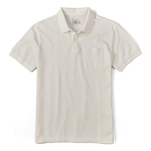 Huckberry Flint and Tinder Pique Polo, Polo Shirts for Men