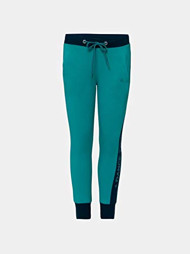 Image of Jockey Girls Mid Rise AG15 Super Combed Cotton French Terry Fabric Graphic Printed Relaxed Fit Joggers with Side Pockets