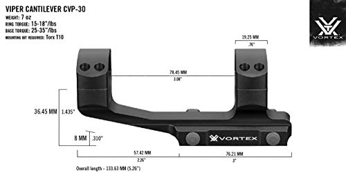 Vortex Pro Extended 30mm Cantilever Mount - image 3