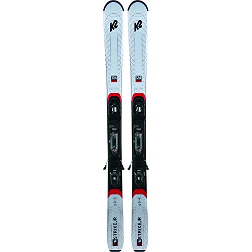 Stile: pista. K2 – Set sci Strike Jr + attacchi Fdt 4.5 per bambino, taglia 100, colore: bianco