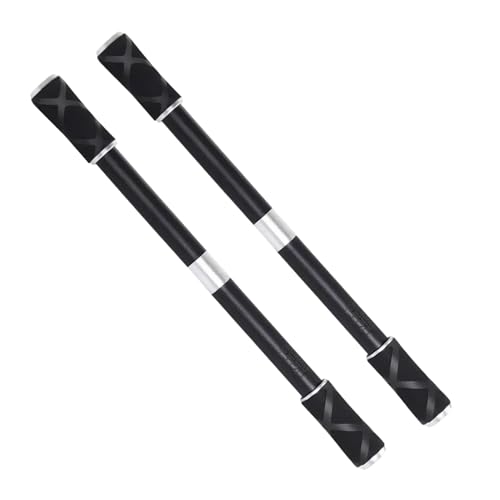FortuneGlobe Professioneller Drehstift, 2 Stück, rutschfeste Beschichtung, ergonomisches Design, ausgewogenes Gewicht, für Unterhaltung und Fingertraining