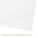 QUARKZMAN 10 Stück A4 Gel Light Lighting Filter Overlay Transparente Farbkorrektur Kunststoff Vinyl PVC Blätter Fotografie Fernsehen Klar, 0,2mm