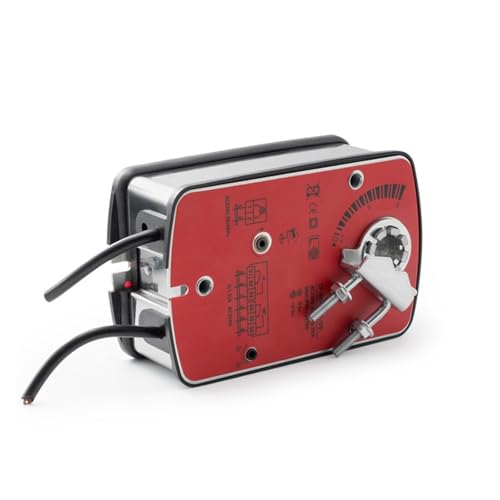 Válvula de control de volumen de aire para regular sistemas de ventilación con fallo seguro 4