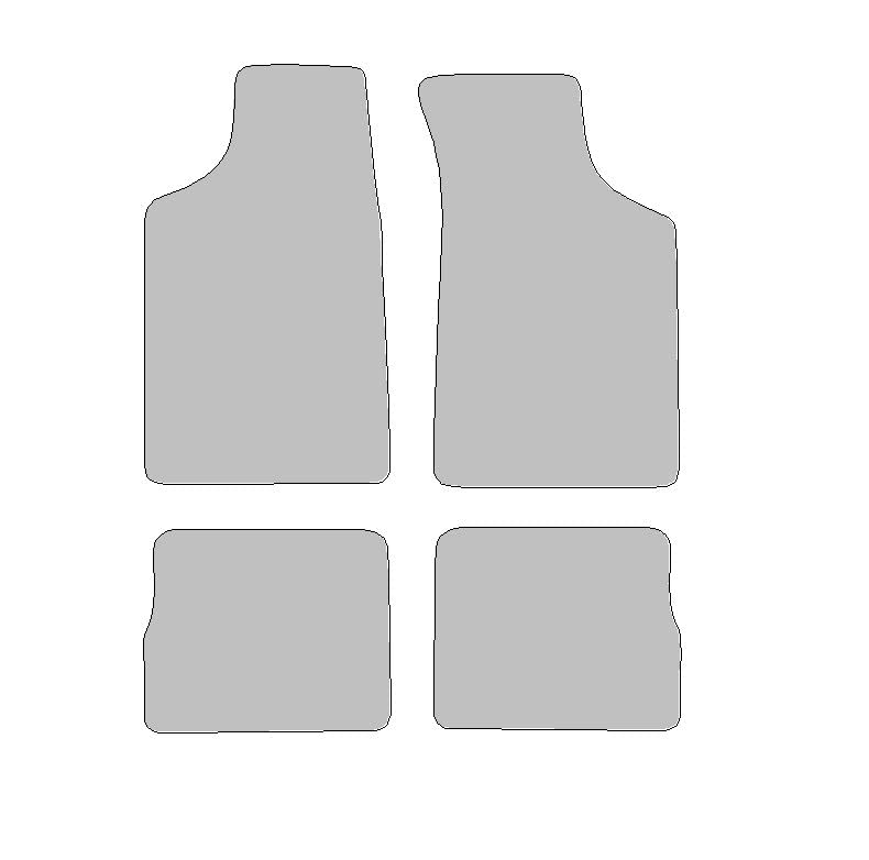 Juego De Alfombrillas Compatible Para Peugeot 106 I, Tipo 1A, 1C