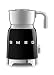 Produktbild Smeg, Milchaufschäumer Multifunktion MFF11BLEU, mit Induktionssystem, 6 voreingestellte Programme, manuelle Funktion, abnehmbare Karaffe von 600 ml, Messkappe, integriertes Umschlag, 500W, Schwarz