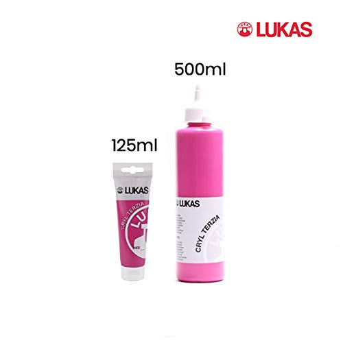LUKAS CRYL TERZIA - Vernice acrilica, qualità studentessa, colore: nero avorio - 500 ml