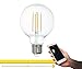 Produktbild EGLO connect LM_LED_E27 Lampe, Smart Home Vintage Glühbirne klar, LED Globe 6 Watt (entspricht 60 Watt), 806 Lumen, E27 LED dimmbar, warmweiß, 2700 Kelvin, LED Leuchtmittel G80, Ø 8 cm