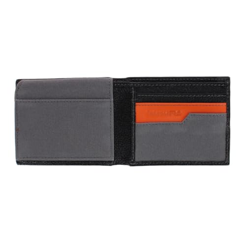 Timberland PRO Men's Milled Canvas and Leather Passcase Wallet, Black3