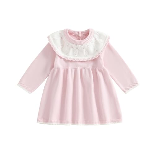 Infant Baby Girl Sweater Dress Fall Winter Outfits...