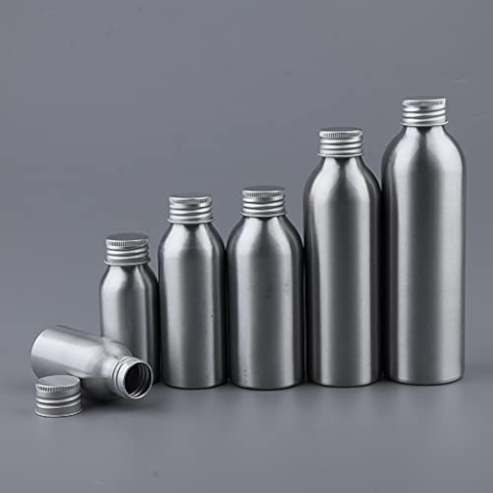 Aluminum Empty Refillable Cream Lotion Bottle, Travel Size