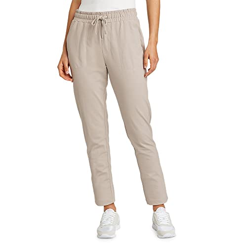 Eddie Bauer Women's Versatrex Ankle Pants, Pumice, Medium