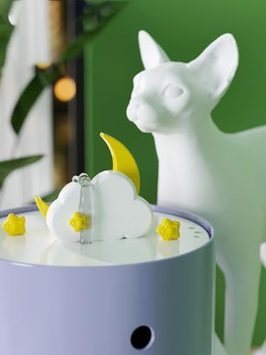 Fuente de agua para gatos zezelife Moonlight pequeña miniatura 4