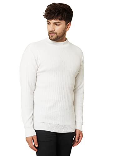 Image of Kvetoo Men High Neck Full Sleeve Winter Woolen Sweater