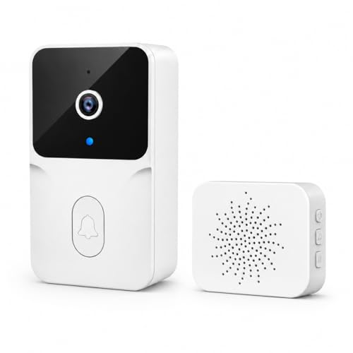 Genérico Videoportero Inteligente WiFi con Cámara 1080P HD, Timbre Inalámbrico de Fácil Instalación con Audio Bidireccional, Visión Nocturna y Alertas en Tiempo Real