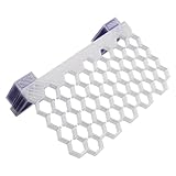 Printed Reef Coral Frag Rack Magnetic Frag Rack Kit - Fluorescent Coral Frag Holder for Aquarium Coral Frags - Securely Holds Up to 12 Standard Frag Plugs or 8 Large Frag Plugs (Clear)