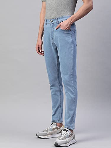 Image of Hubberholme Men's Stretchable Slim Fit Jeans - Casual Cotton Jeans for Men