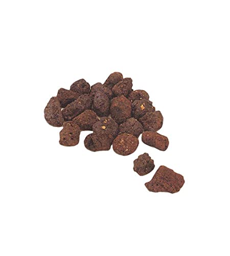LAPILLO - CDF00715 - Roca volcánica para Barbacoa en Caja, 2 kg, Color Rojo