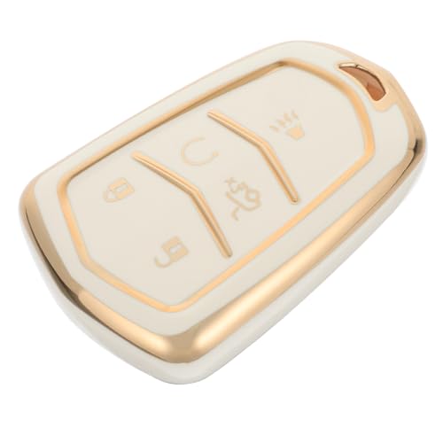 Holibanna Car Key Case TPU Protective Cover for Luxury Key Fob Scratch-Resistant with Convenient Button Access Minimalist Design