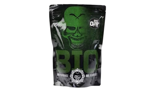 Bolsa de Bolas Blancas para Airsoft biodegradables - 0,28 Gramos - Paquete de 1 Kilo de Bolas 3575 BBS - Marca Duel Code