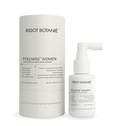 Image of Folliwise Women Hair Vital Serum | Anti-Hair Fall & Hair Growth Support | Redensyl, Procapil, Capilia Longa, Anagain, Exosomes, Caffein | Strengthens Roots, Boosts Density & Reduces Breakage - 30ml
