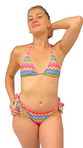 Bikini Multicolore Haute Pression CA221 Maillot de Bain Taille 40 Galbant Anti-Irritation