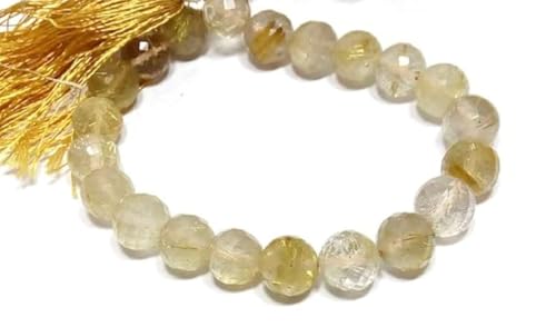 Grenat naturel 6-8mm perles rondelles facettées pour atelier DIY et bijoux d'été